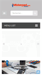 Mobile Screenshot of misterpad.com